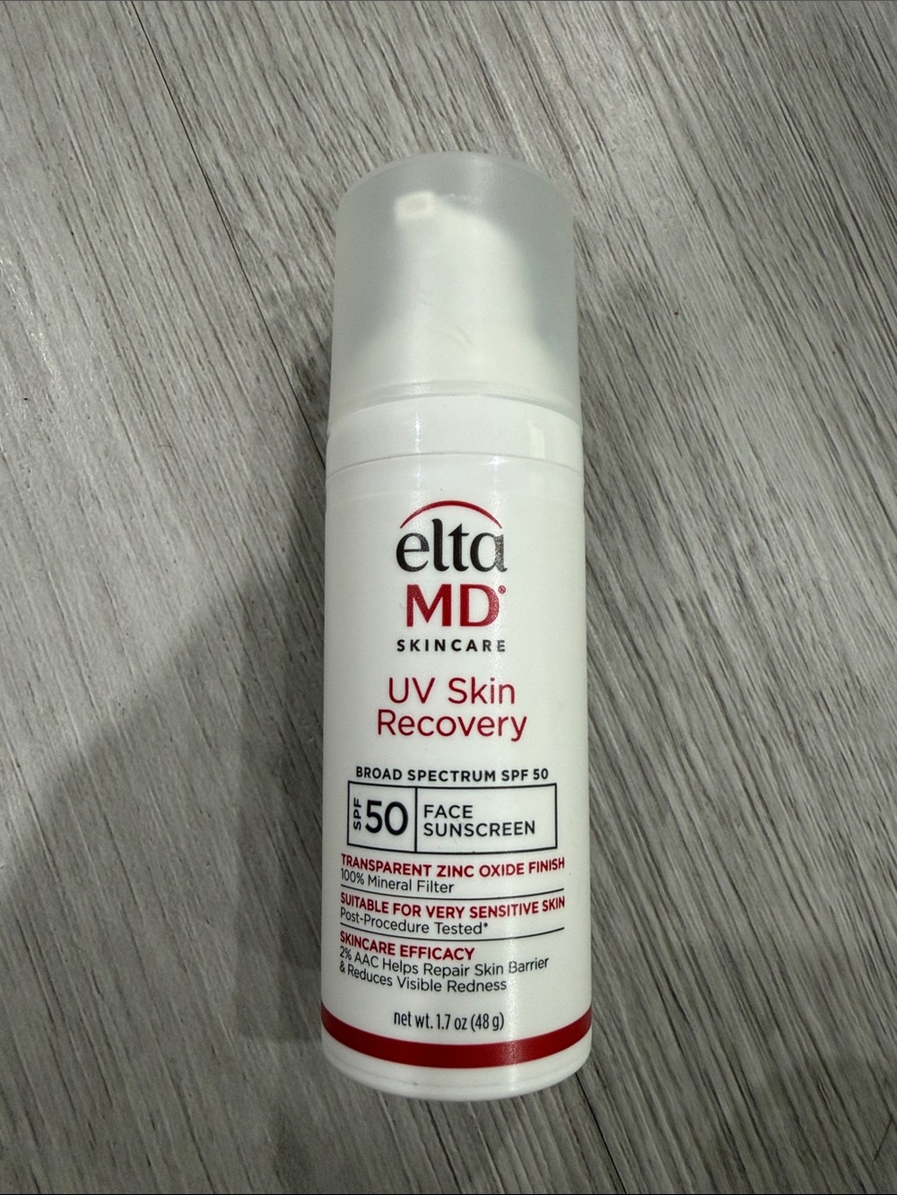 EltaMD UV Skin Recovery Face Sunscreen - White with Red Accents